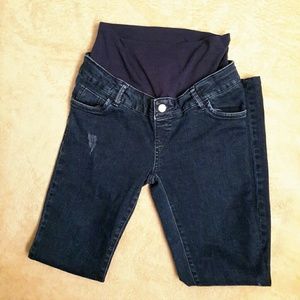 GeBe Maternity Skinny Jeans (Dark Wash) K-4